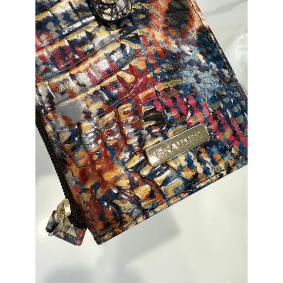 Brahmin Credit Card Slim Wallet Trendsetter Melbourne Genuine Leather NWT - Picture 4 of 5